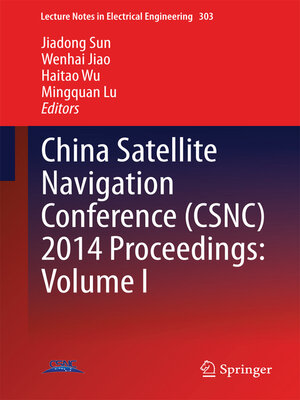 cover image of China Satellite Navigation Conference (CSNC) 2014 Proceedings